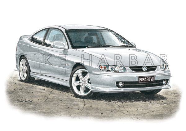 Holden Monaro CV8 colour print