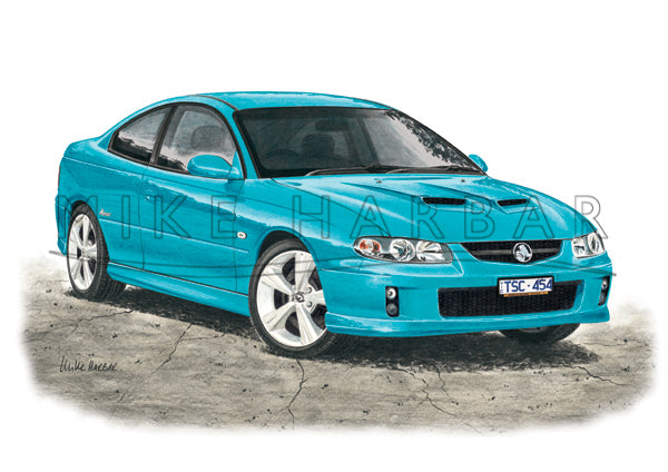 Holden Monaro VZ 2005 personalised print