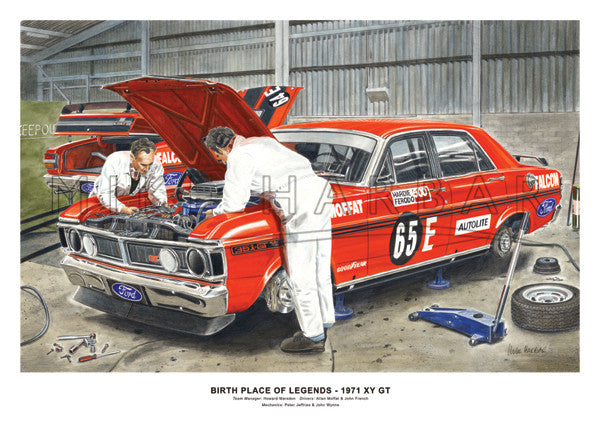 Bathurst 1971 Ford Falcon XY GT - Workshop