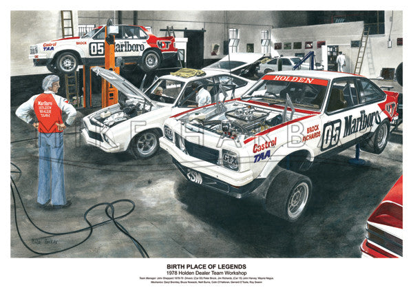 Bathurst 1978 Holden A9X - Workshop