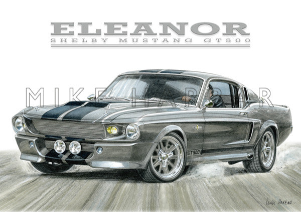  Ford Mustang GT Eleanor – Artista de líneas clásicas