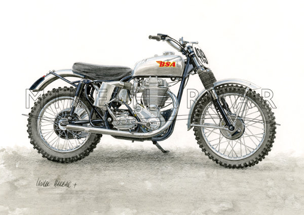 BSA 1957 DB340 Gold Star 500cc Scrambler