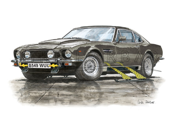 Aston Martin AMV8 Living Daylights Q Branch Gadgets