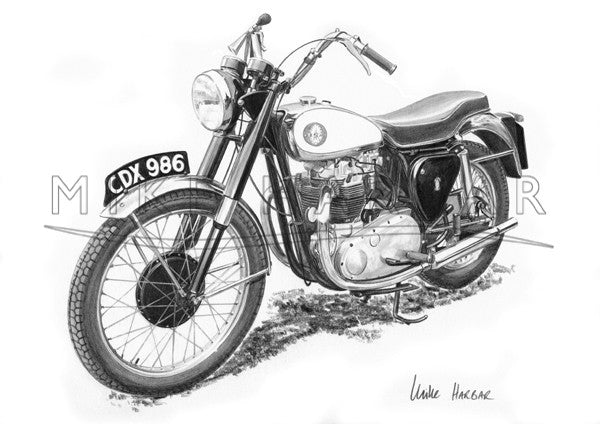 BSA 1954 Road Rocket