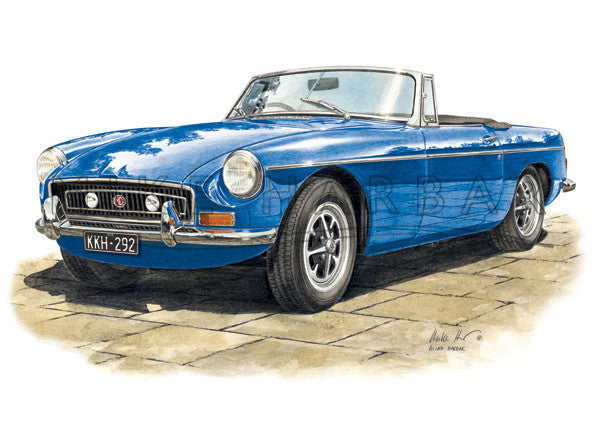 MGB Roadster Mk 2 Black Grille