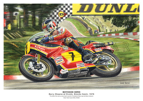 Suzuki 1978 RG 500cc Barry Sheene - Boyhood Hero