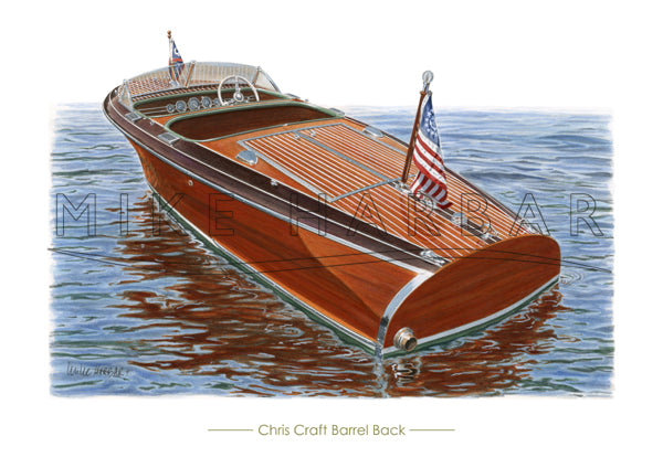 Chris Craft 1940 Barrel Back