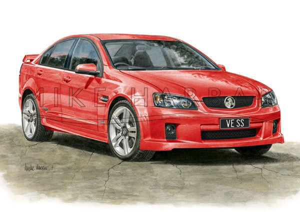 Holden Commodore VE 1 Sedan - Colour Print