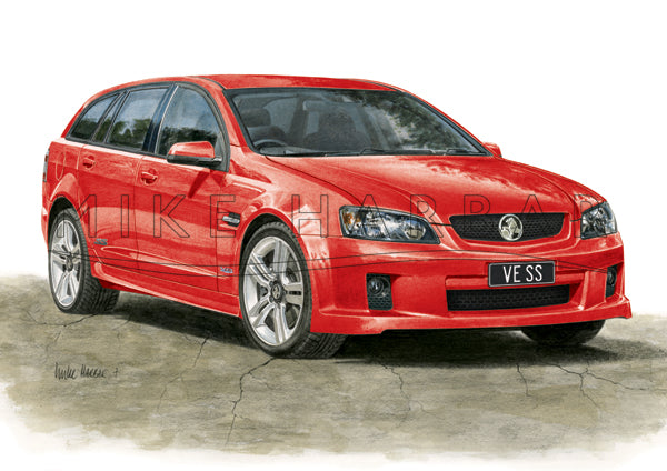 Holden Commodore VE 1 Sportswagon - Colour Print