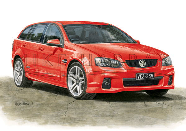 Holden Commodore VE 2 Sportswagon - Colour Print