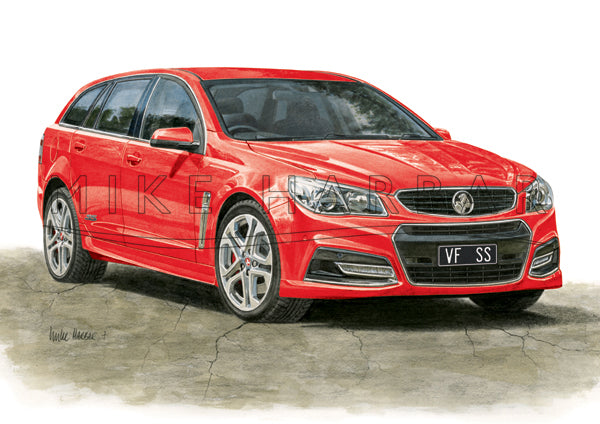 Holden Commodore VF I Sportswagon - Colour Print