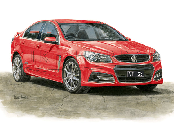 Holden Commodore VF I Sedan - Colour Print