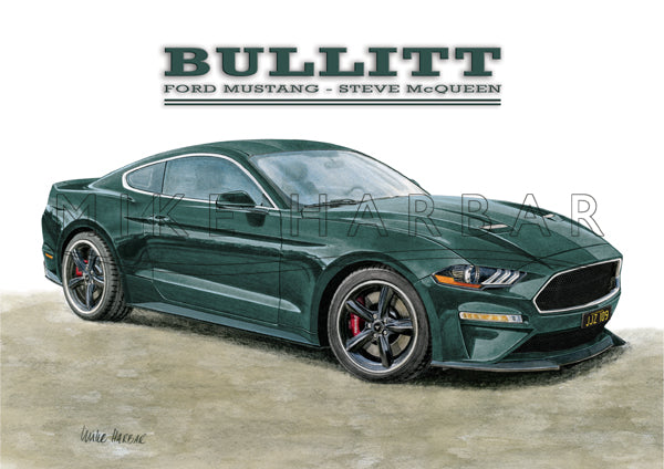 Bullitt 2018 Mustang Tribute Car