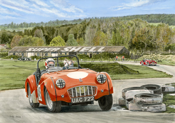 Triumphant Goodwood Colour Print