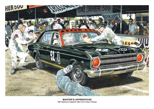 Bathurst 1967 Ford Falcon XR GT Pitstop