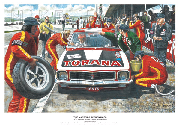 Bathurst 1972 HDT LJ Torana XU1 Pit Stop