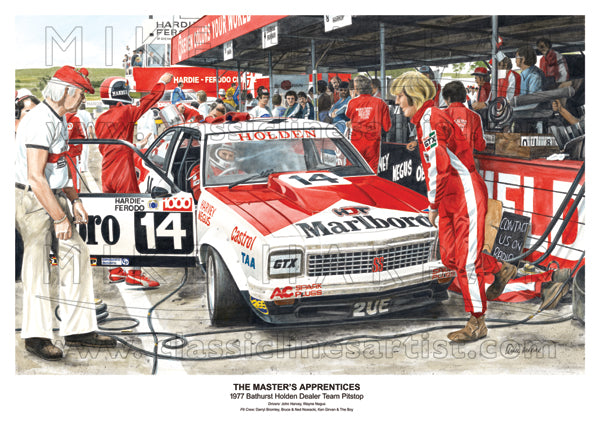 Bathurst 1977 HDT A9X Torana Pit Stop