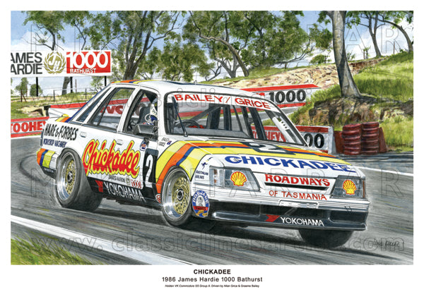 Bathurst 1986 Holden VK Commodore - Chickadee
