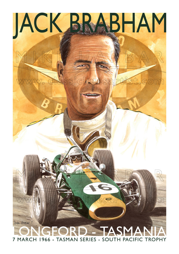 Jack Brabham and his BT19 - 1966 Longford, Tasmania