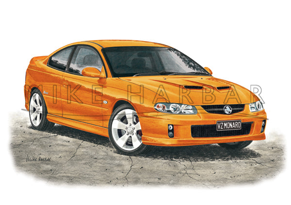 Holden Monaro 2005 VZ colour print
