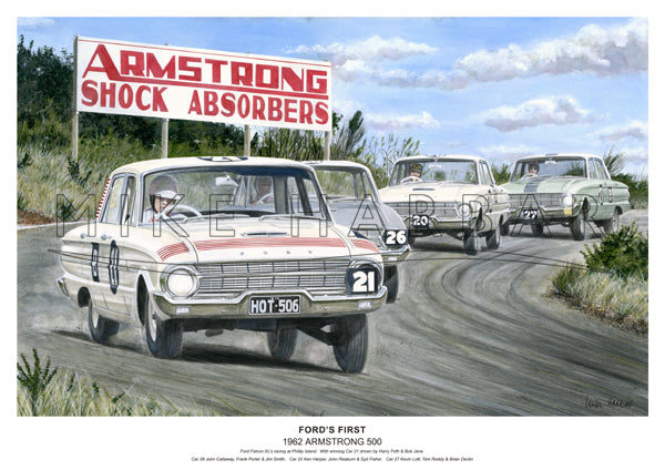 Armstrong 500 1962 Ford Falcon XL - Ford's First
