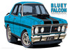 Car Toons Freddy Falcon and Bluey