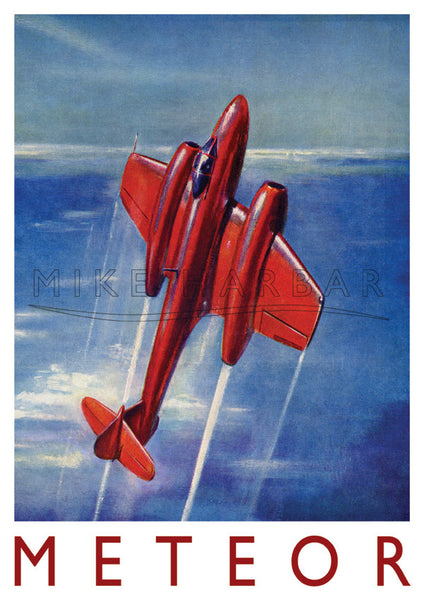 Gloster Meteor Poster