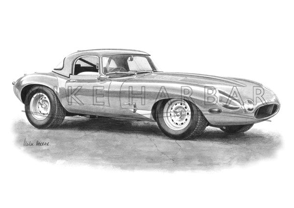 Jaguar E Type Series 1 Lightweight – Classic Lines Artist