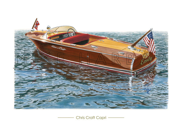 Chris Craft 1954 Capri PERSONALISED